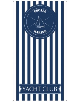 Beach towel ESCALE MARINE YACHT CLUB
